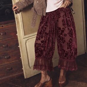 NWT Free People Intimately Forever Young Burnout Pants